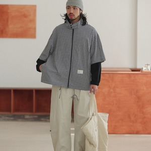 ギンガムチェック ハーフスリーブ ジャケット A1714