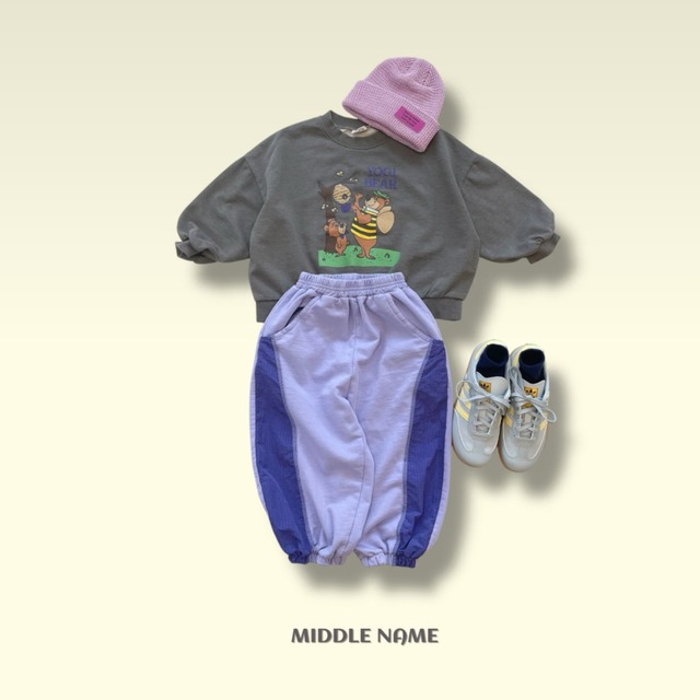 《送料無料》予約:ハニーベアトレーナー【MIDDLENAME】