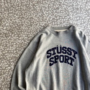 STUSSY / SPORT logo sweat 白タグ size XL