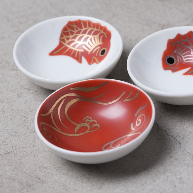 めで鯛 豆皿 3種 | Table Studio Online テーブルスタジオオンライン