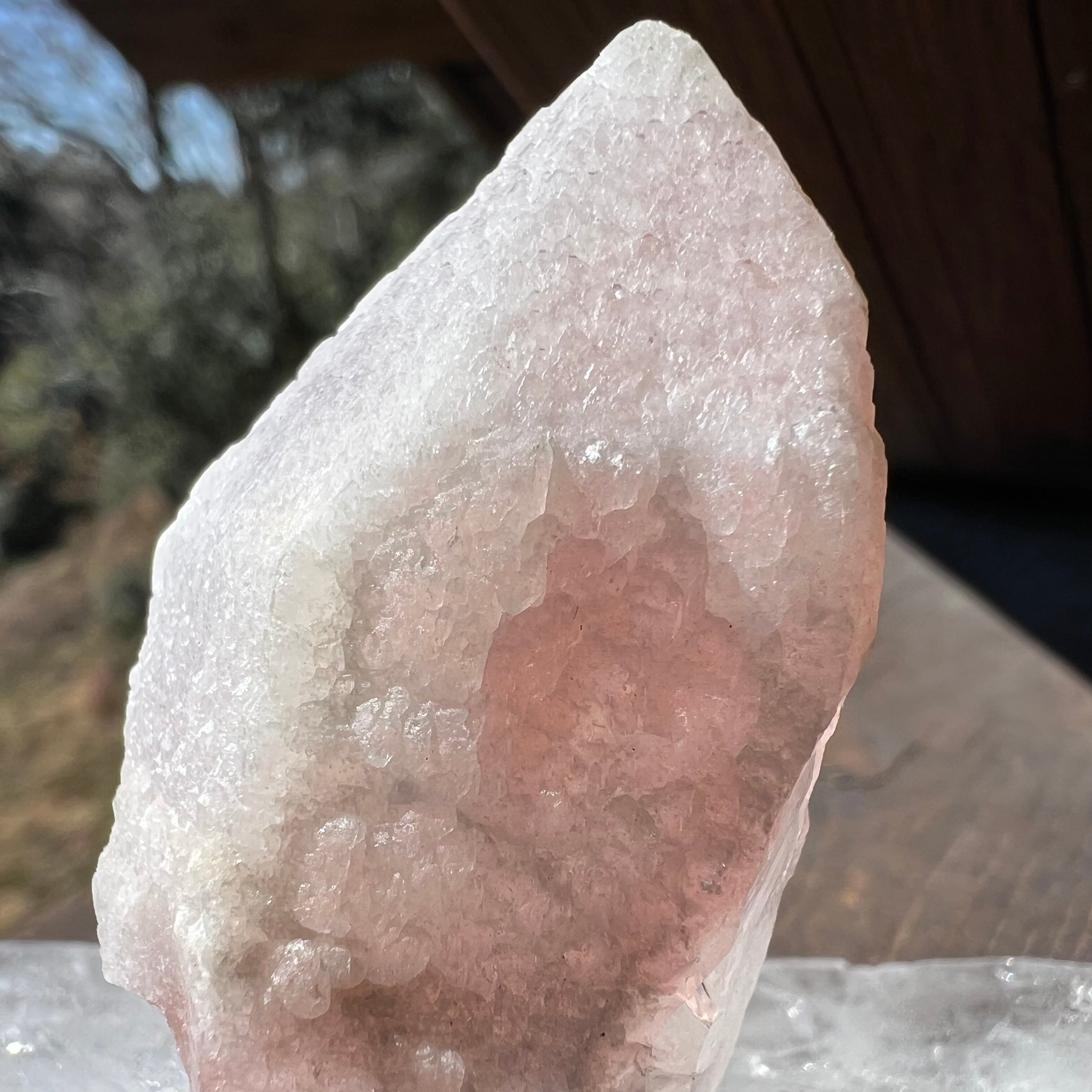 カーキ×インディゴ 追加写真 ブラジル産 カテドラルクォーツ 水晶 原石