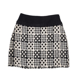 milly   pattern check  mini skirt
