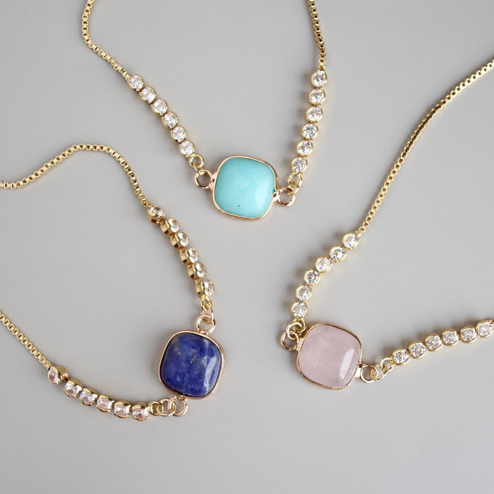 【天然石ブレスレット】Gorgeous