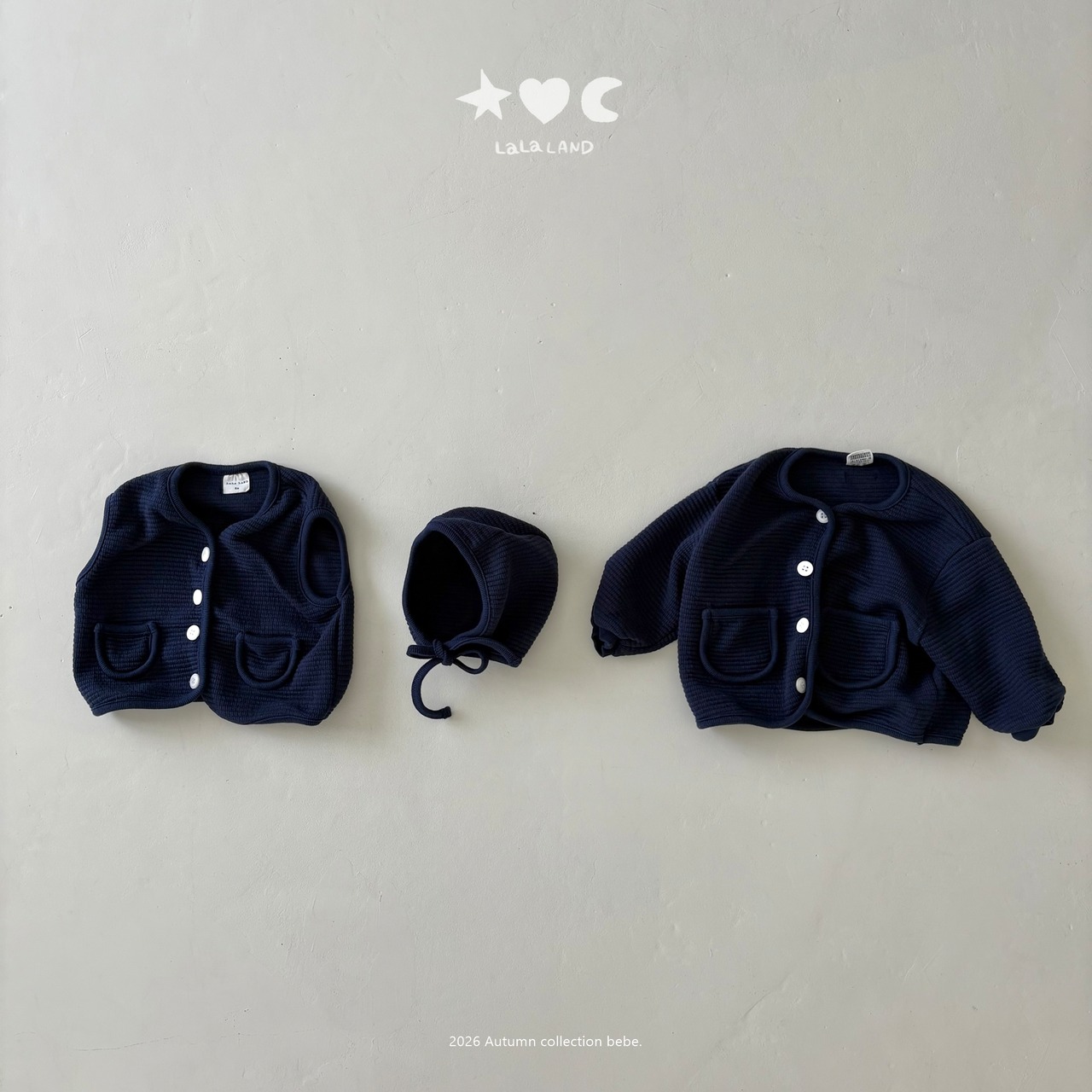 韓国子供服 / LALALAND / 26Autumn / ベベ クッション ボンネット / 秋服 / ベビー *free*