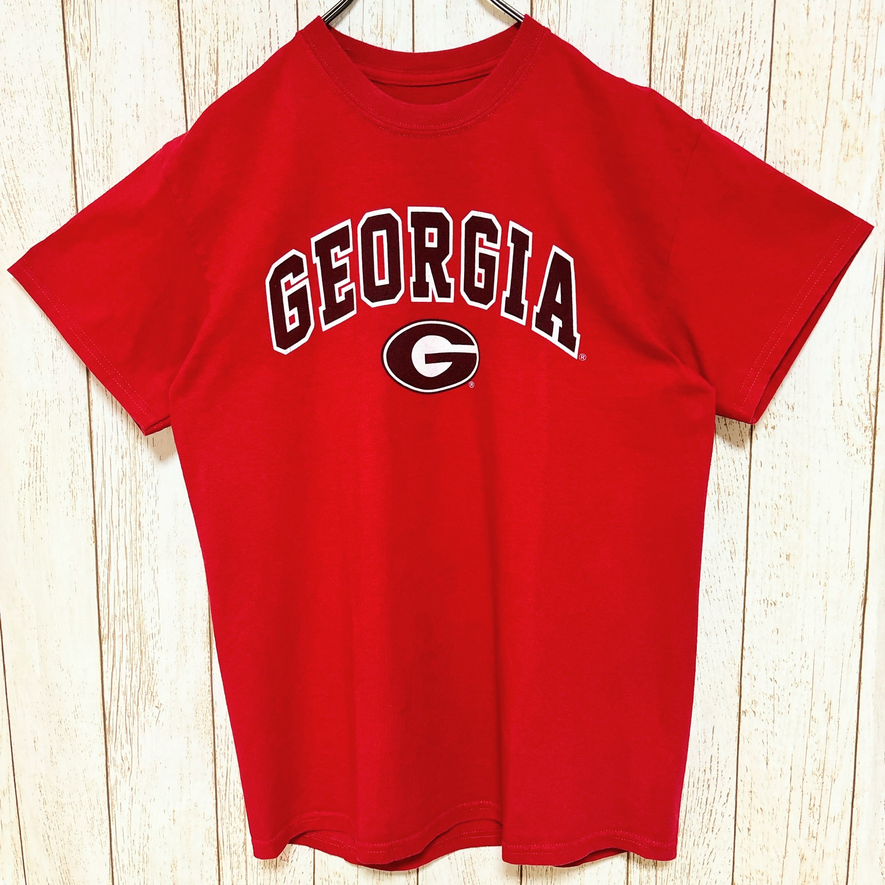 ジョージア大学 ブルドッグ Georgia Bulldogs printed Tee ジョージア