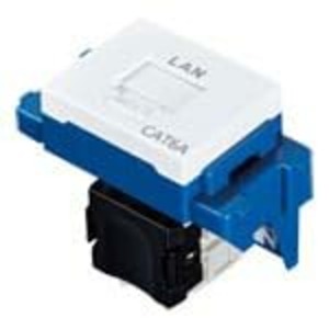 【特価処分】パナソニック(Panasonic) ぐっとすシリーズ 情報モジュラジャック CAT6A 埋込型 セラミックホワイト NR3180CW