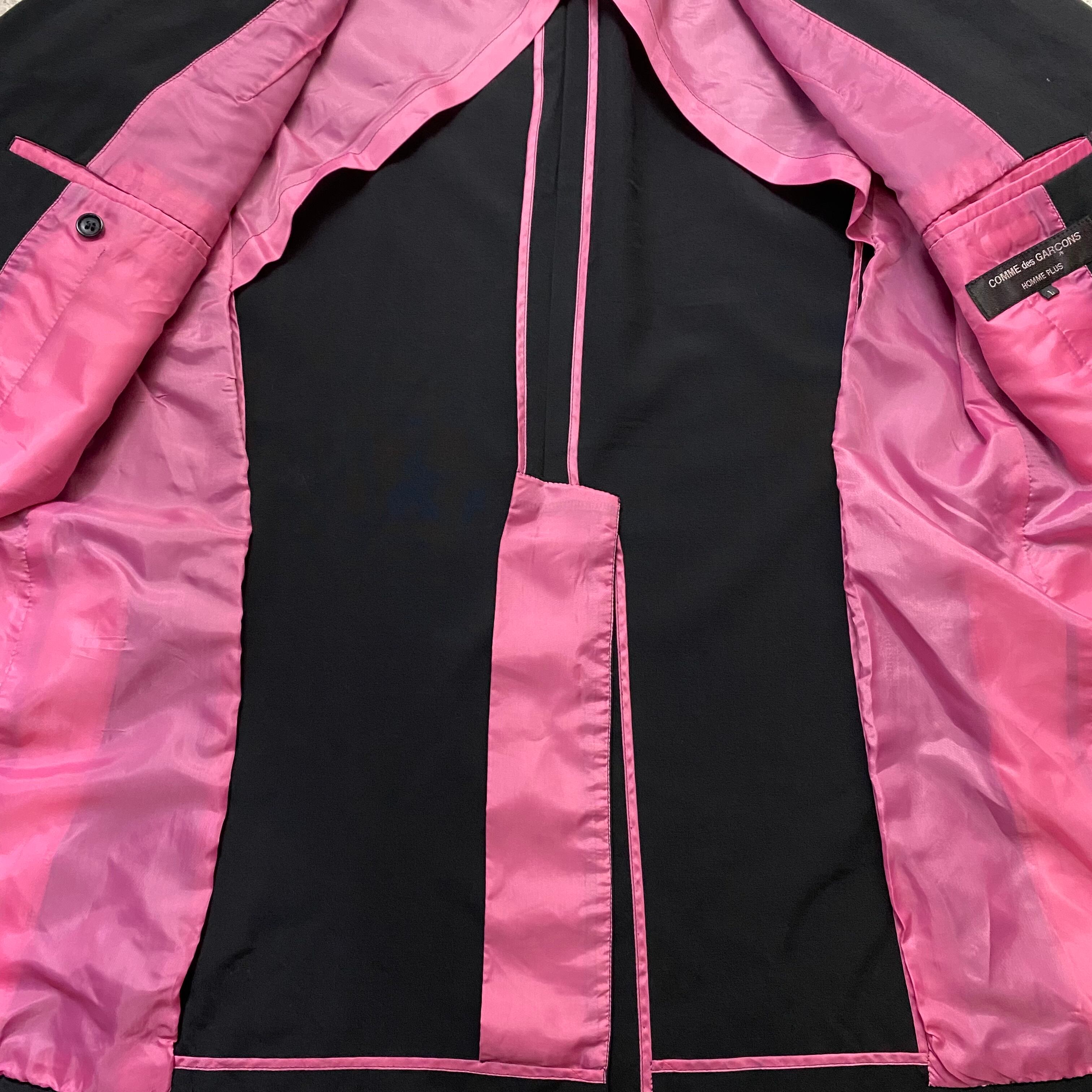 2005SS COMME des GARÇONS HOMME PLUS black tailored jacket “pink 