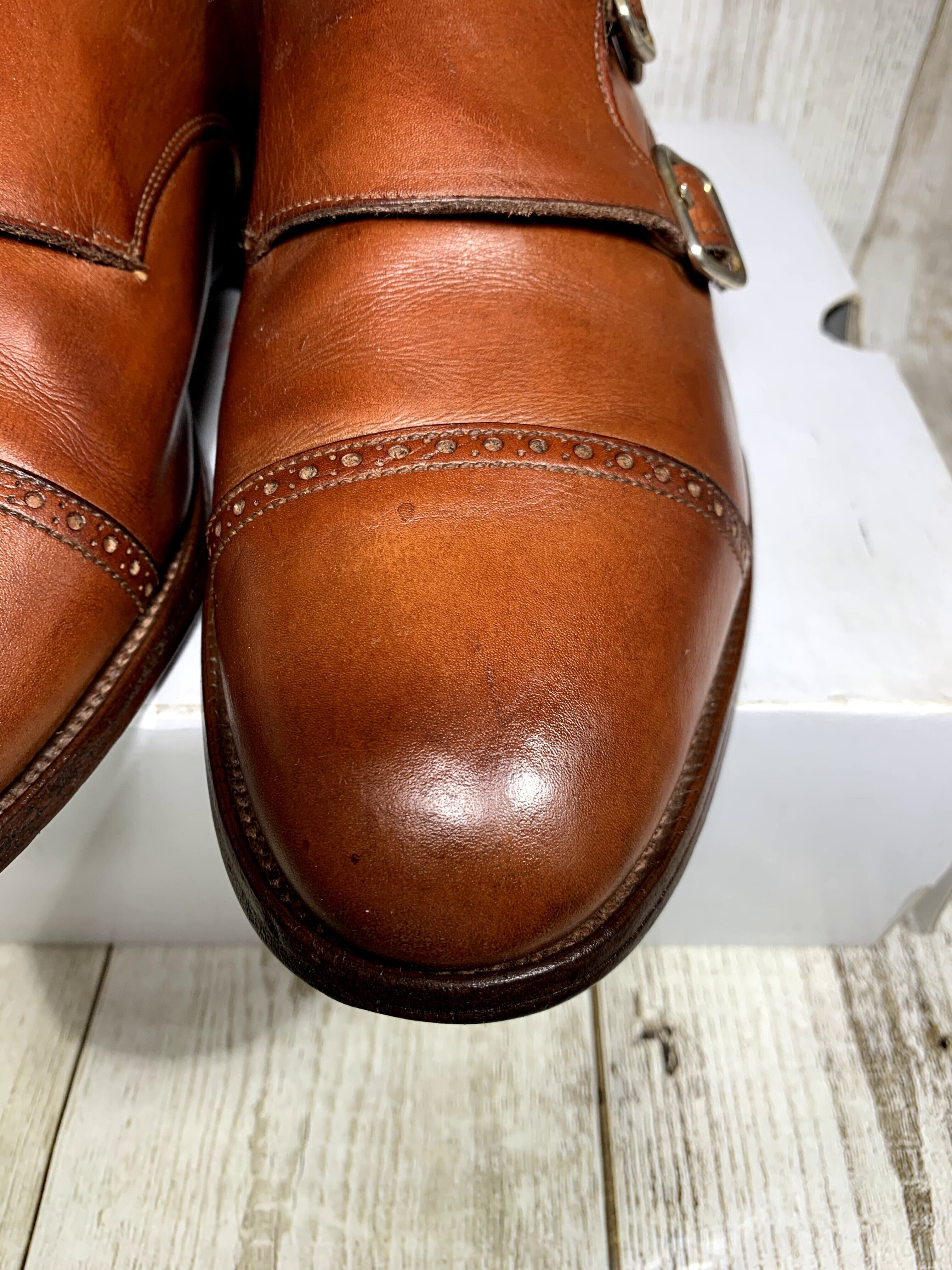 ヒール新 Tricker's トリッカーズ ダブルモンク UK6H 25cm | 中古靴・革靴・ブーツ通販専門店 DafsMart ダフスマート  Online Shop powered by BASE