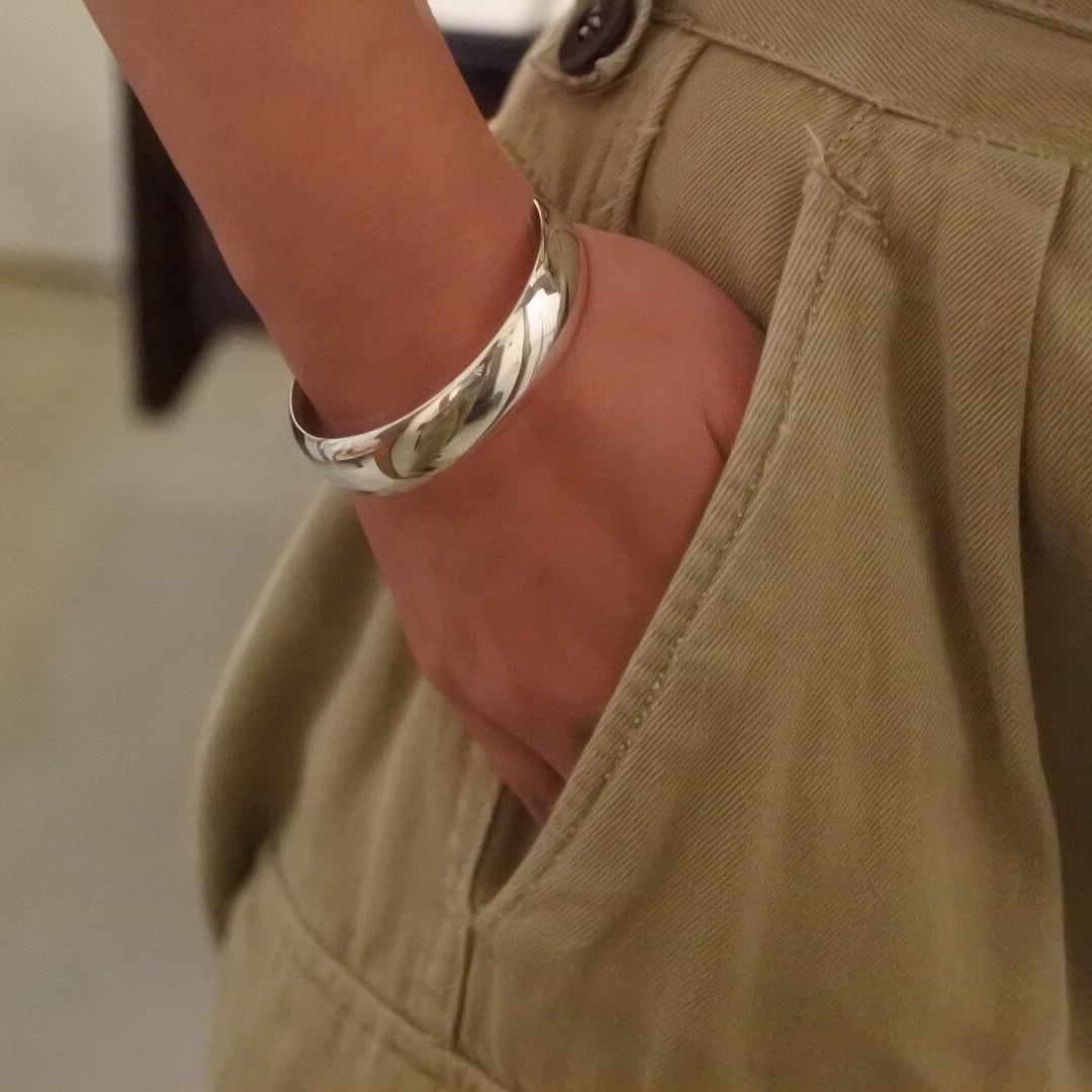 925Silver plane bangle.