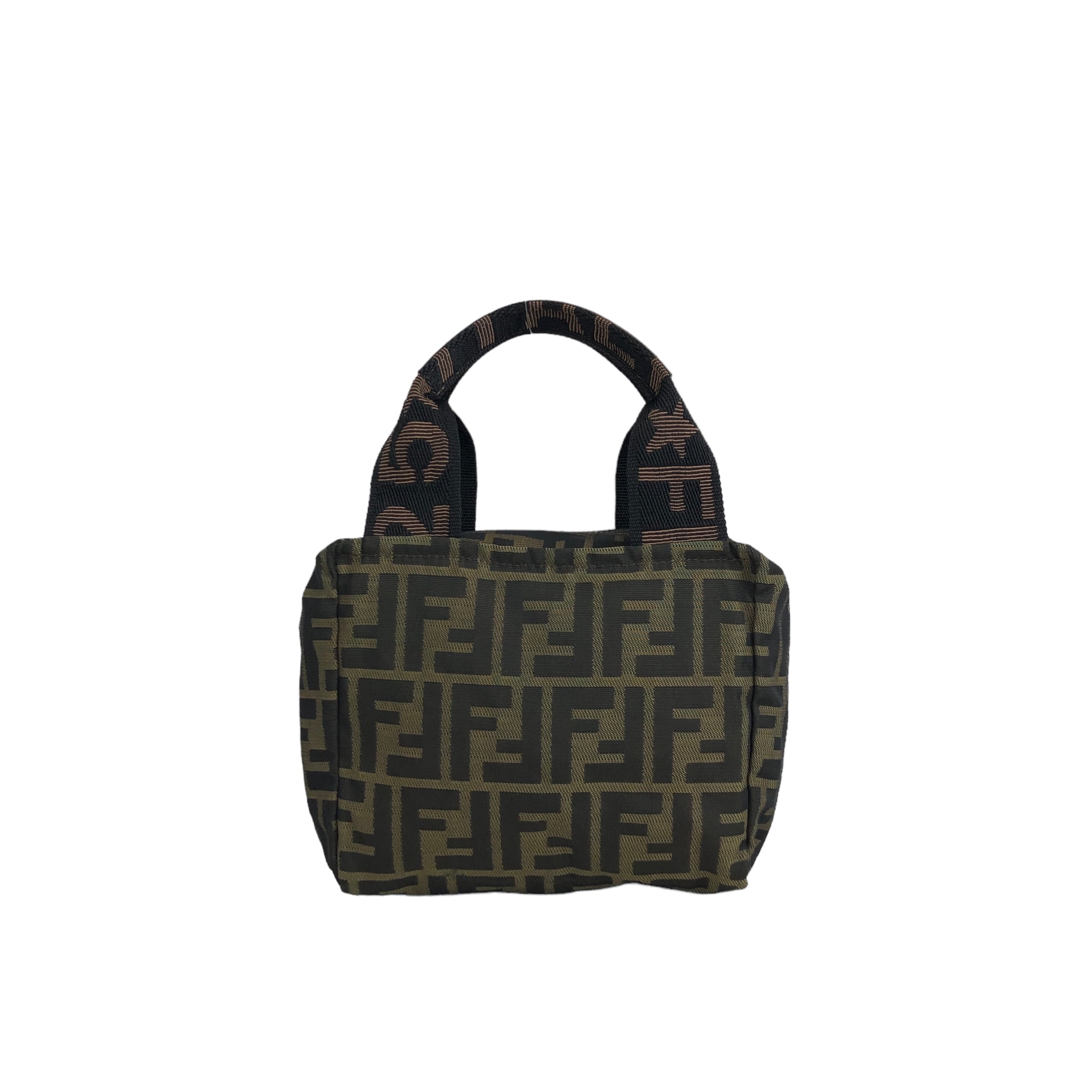 FENDI フェンディ ズッカ ミニバッグ ハンドバッグ ブラウン vintage