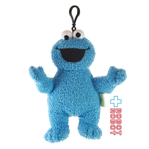 セサミストリート クッキー・モンスター クリップ付ぬいぐるみポーチ アクセサリーイノベーション社