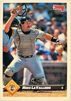 MLBカード 93DONRUSS Mike La Valliere #306 PIRATES