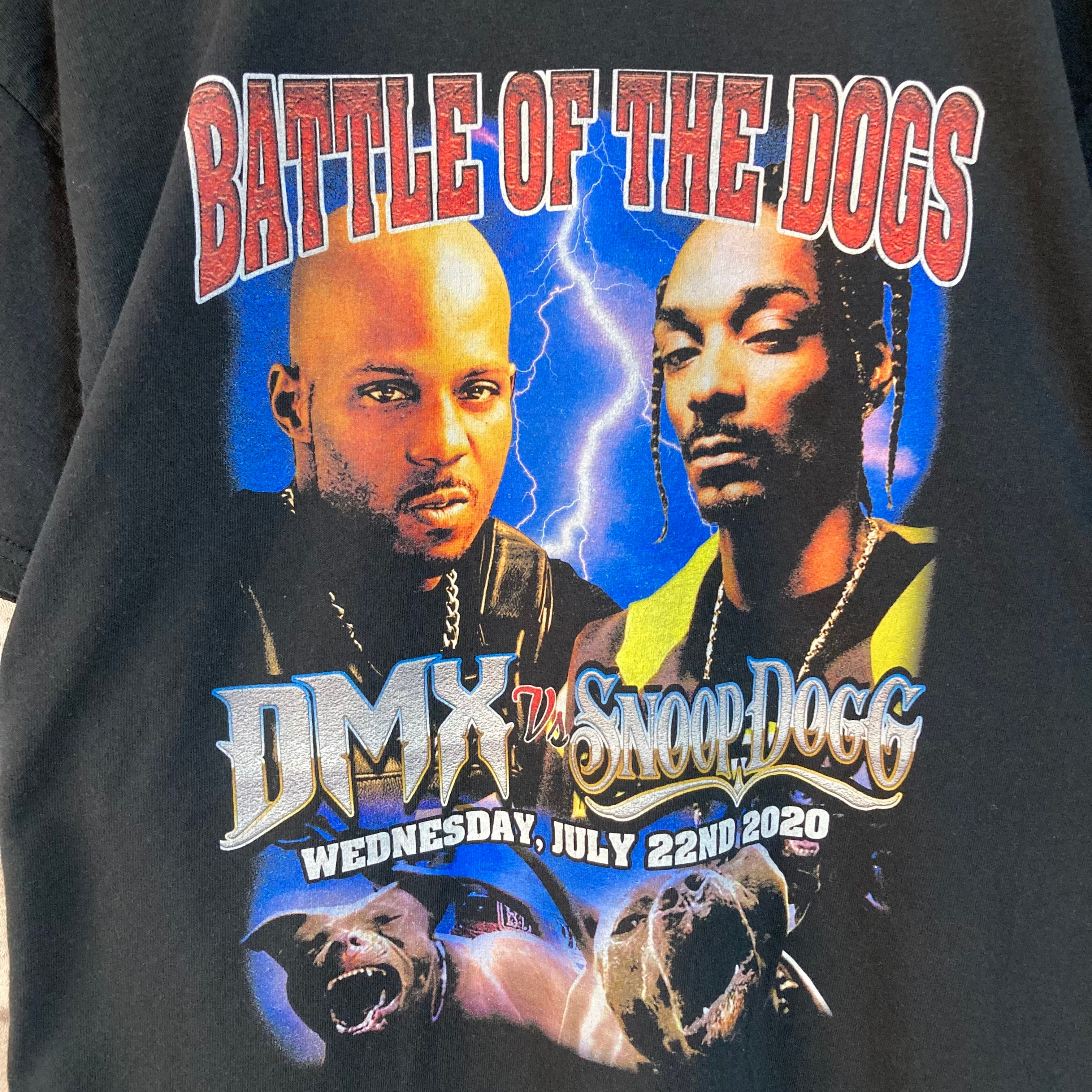 GILDAN】S/S Tee L相当 “DMX vs SNOOPDOGG” アーティストTシャツ