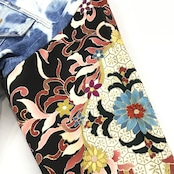 【sleevekimonojk25】着物デニムジャケットSLEEVE KIMONO DENIM JACKET