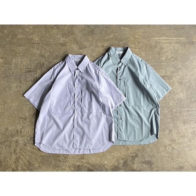 STILL BY HAND(スティル バイ ハンド) Stripe Band Collar Pullover Shirt