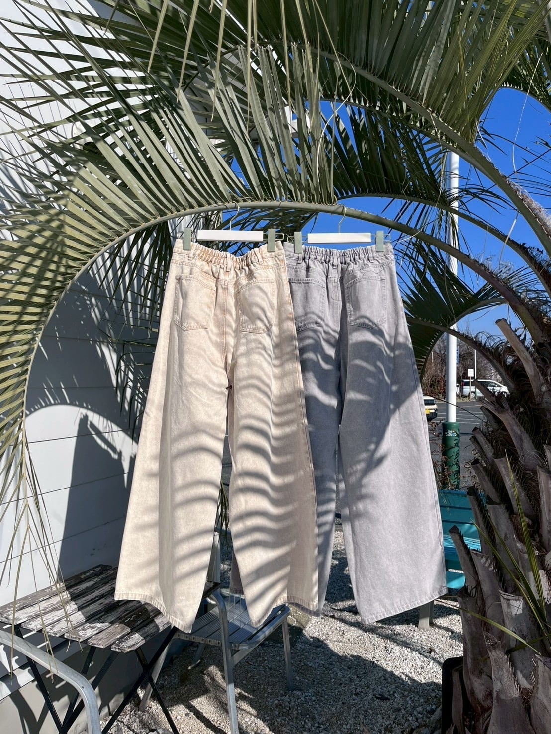 人気【LIFE is】カラーデニムパンツ ¥6,990+tax