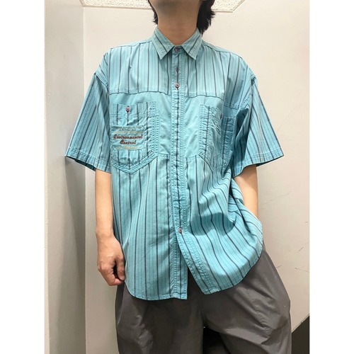 90's BUGLE BOY S/S ストライプシャツ
