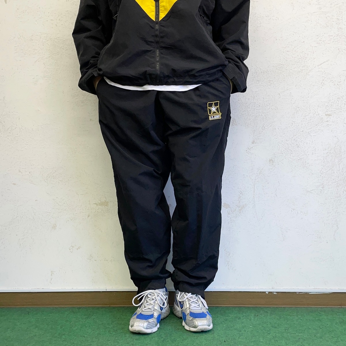 00's U.S.ARMY APFU Military Training Nylon Pants size/L-R ミリタリー トレーニング ...