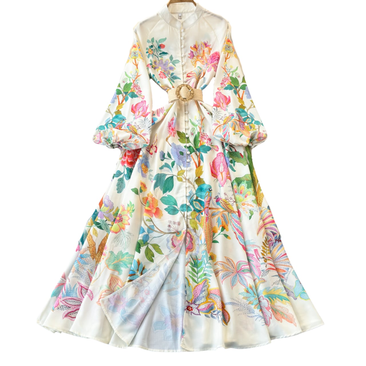 フラワーエンブロイダリーワンピース L1765