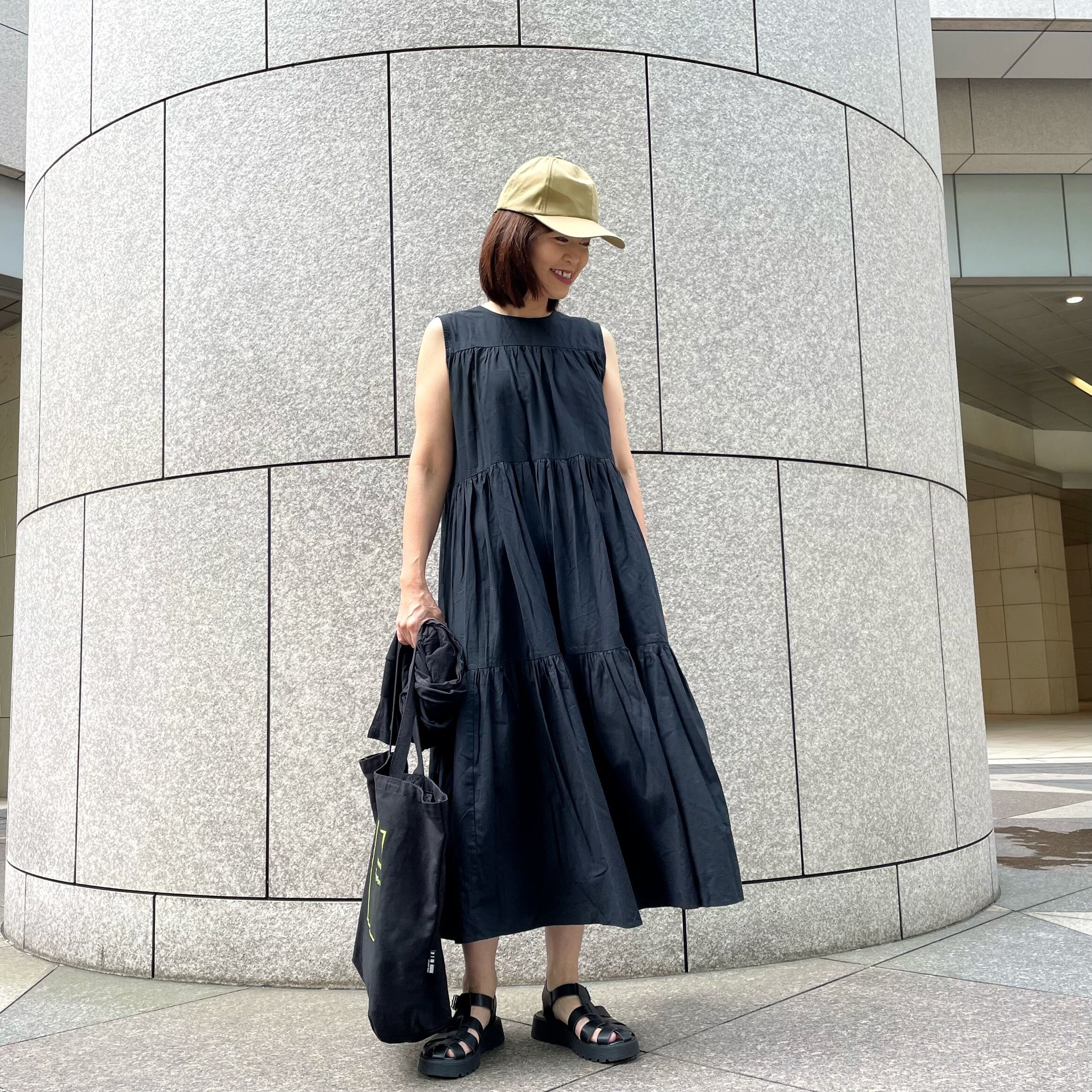 ノースリーブ ティアードワンピース | precious for us