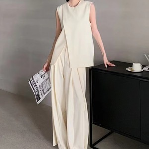 ノースリーブ&ワイドパンンツ セットアップ 3412746