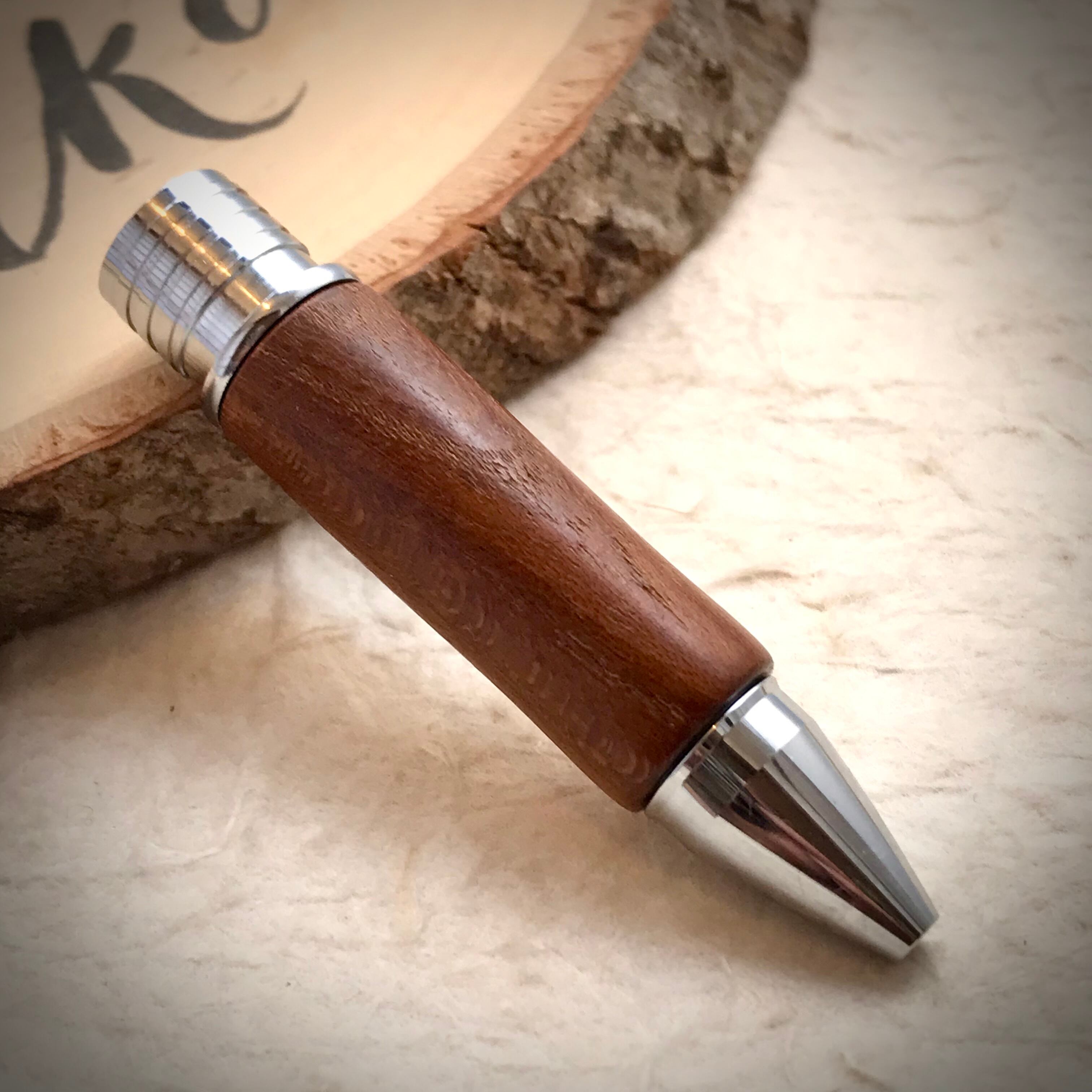 桑 木軸グリップ ジェットストリーム4&1 カスタムグリップ 亜麻仁油+