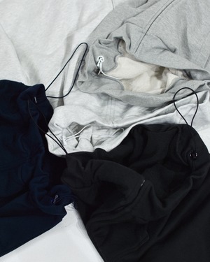 バーガージムジップパーカー グレー