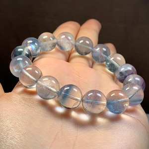 A45.ブルーグリーングラデーションフローライト・ブレスレット