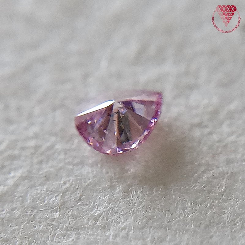 専用0.191ct SI-2 ピンクダイヤFANCY PURPLISH PINK