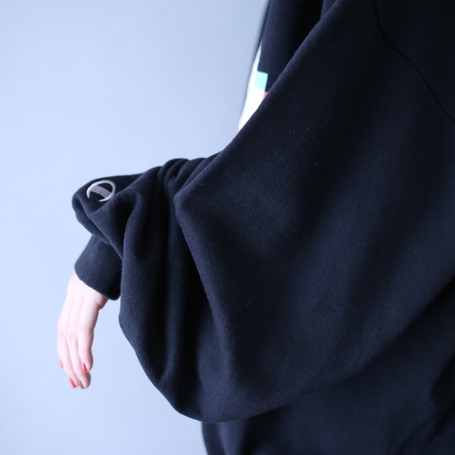 "Champion" TikTok printed XXL super over silhouette sweat