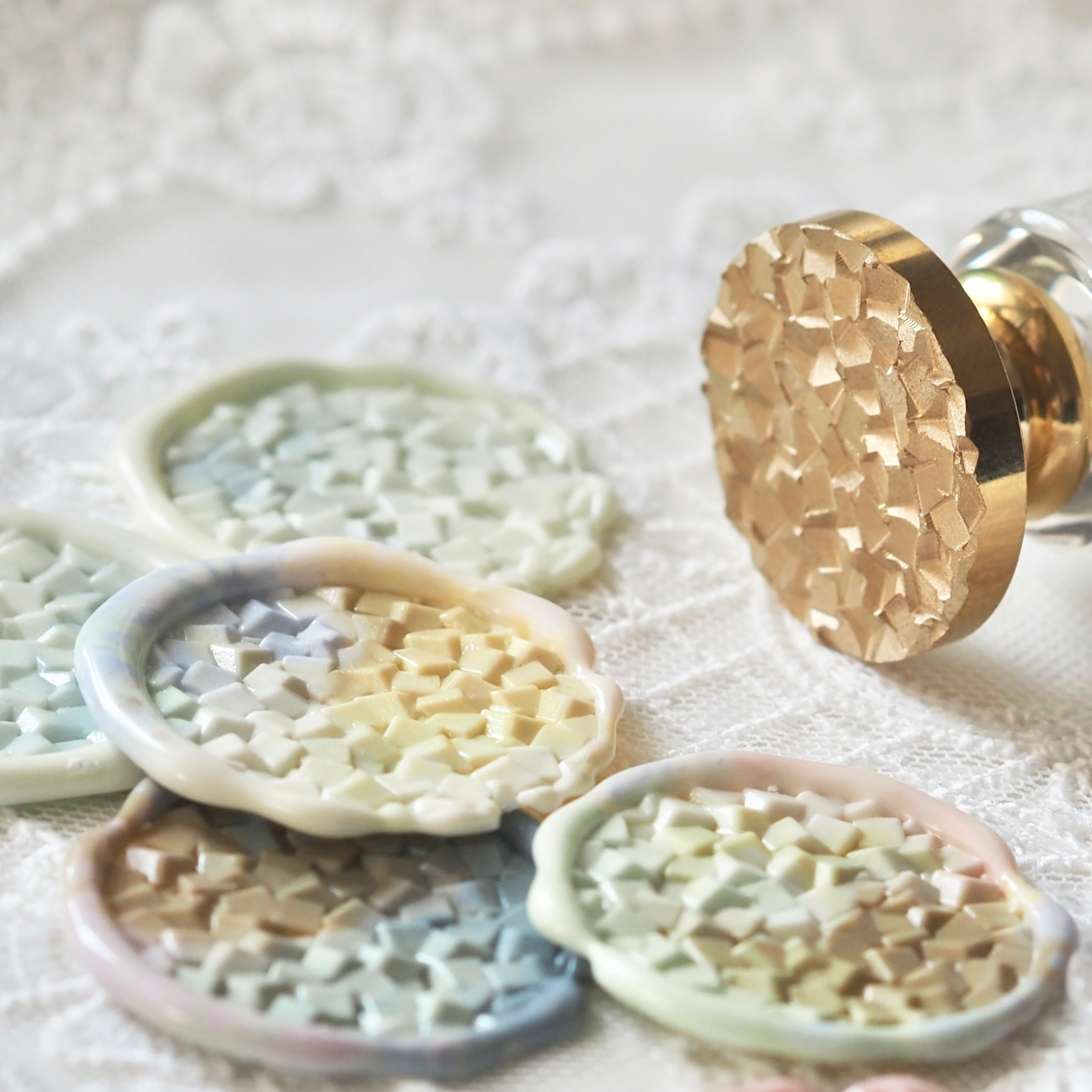 アイスキューブ25mm・シーリングスタンプ | MountainSea｜希少