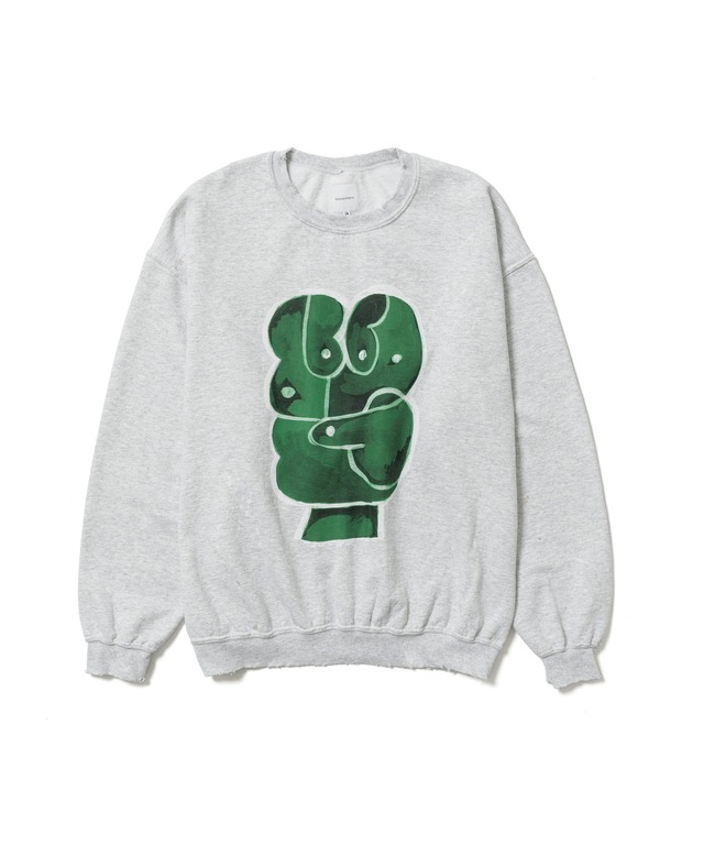 Sasquatchfabrix./24SS-CSL-002 “HARVEST TIME”SAVEGE SWEATSHIRT(GRAY)