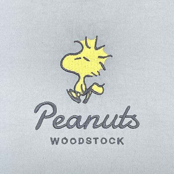 スヌーピー ウッドストック 2ルームショルダーバッグ グレー SNOOPY