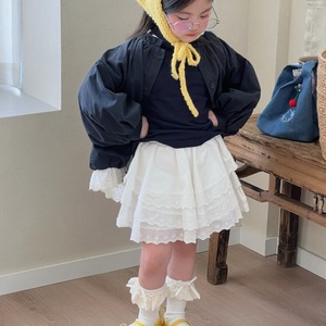 秋サイドリボントレーナーORレースショートパンツ