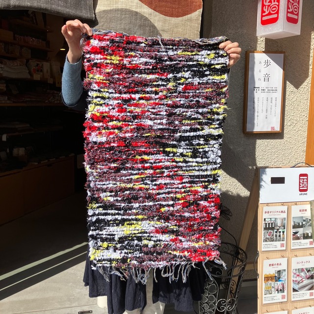 裂織りマット大　今治タオル