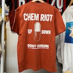 【FUNK別注カラー】CHEM RIOT / UP DOWN T-SHIRT（ヘイジーオレンジ）