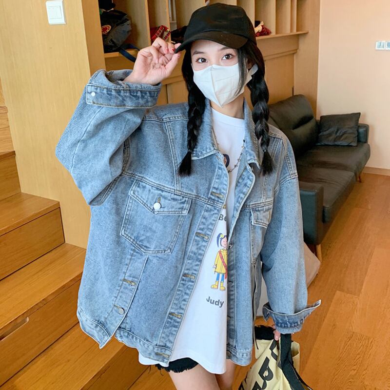 スプリングオータムジャケット ルーズ 春物 秋物 試着室24484249598