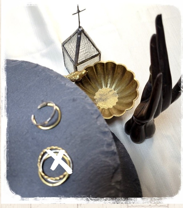 Brass ＆ Silver950 ring