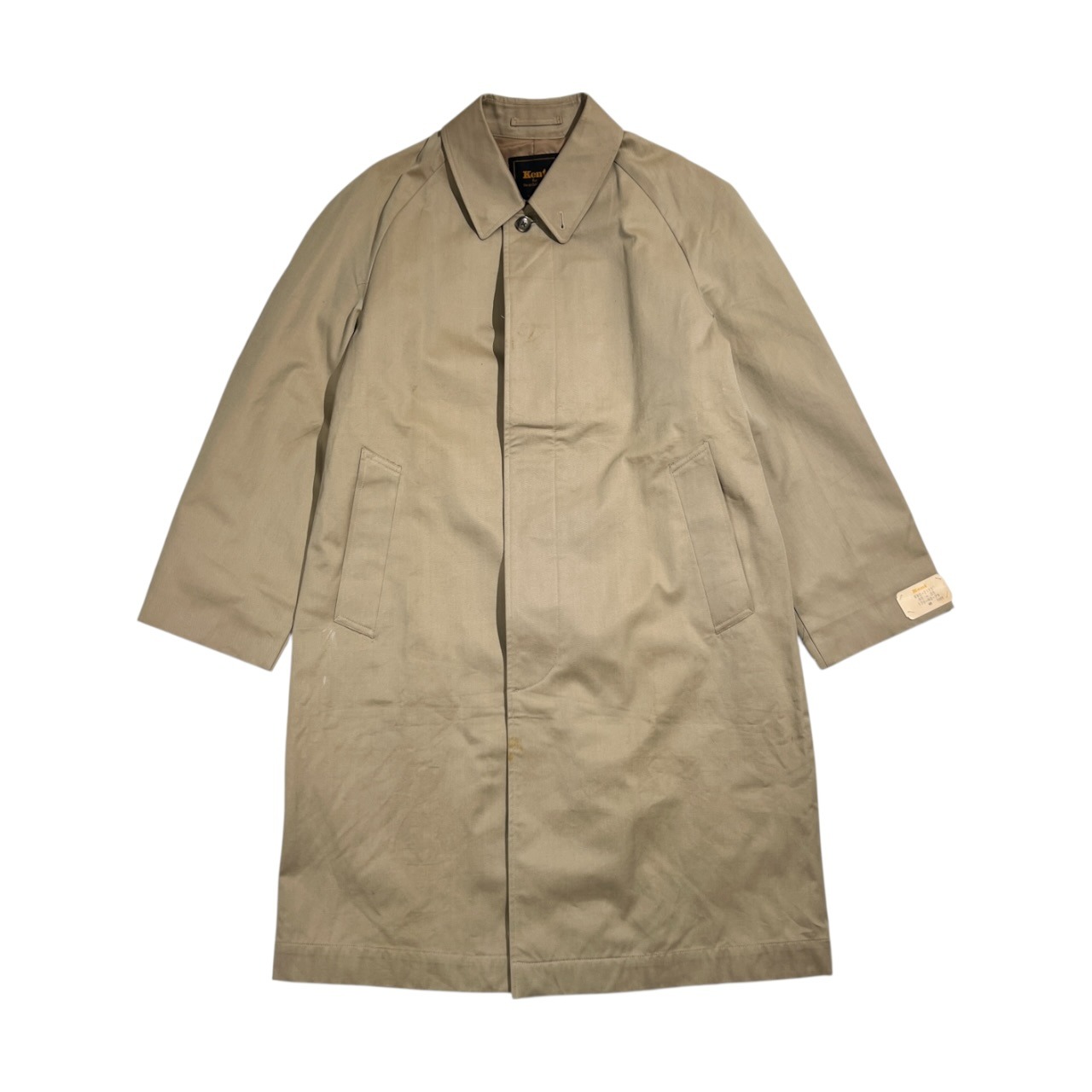 80s Kent ケント ステンカラーコート 95/ベージュ系 メンズ ヴィンテージ ヴァンヂャケット アイビー トラッド