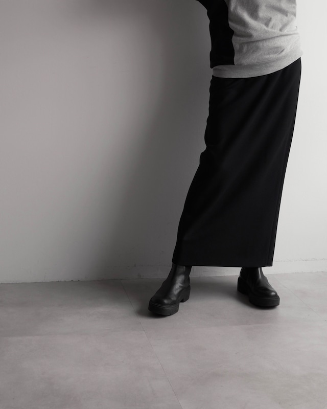 JIL SANDER　WOOL LONG PENCIL SKIRT
