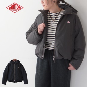 DANTON [ダントン] W DOWN HOODED JACKET [DT-A0380 MAT] ダウンフーデッドジャケット・ダウンジャケット・羽毛・ショート丈・おしゃれダウン・アウター・LADY'S [2023AW]