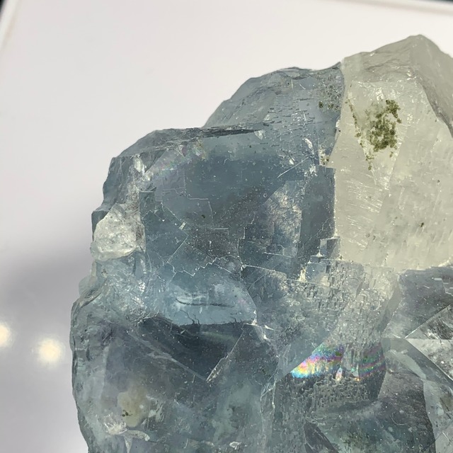 希少カラー スカイブルーフローライトクラスター