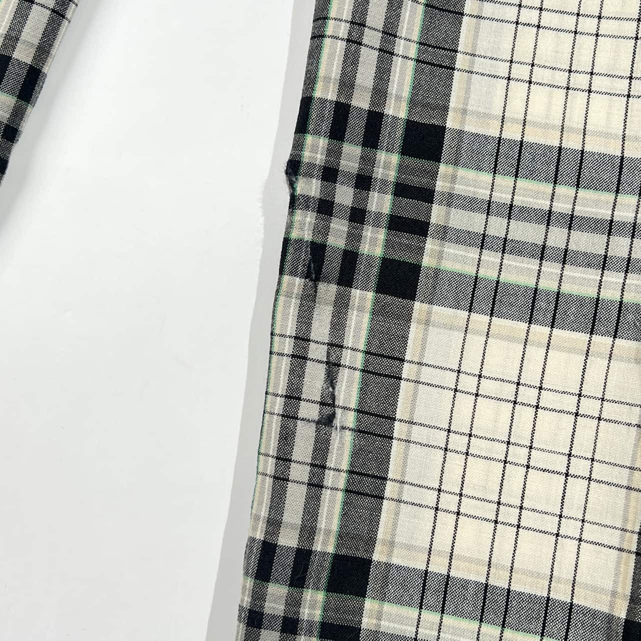 希少 レア KENZO GOLF ケンゾーゴルフ チェック ツータック パンツ スラックス 76/メンズ ビンテージ