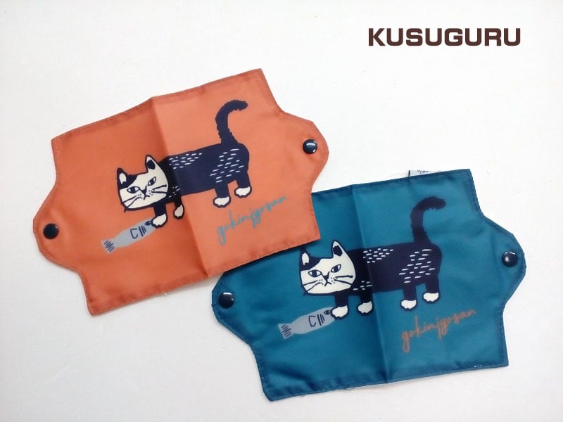 マスクカバー 猫柄 持ち歩き用 マスク収納ケース kusuguru 20-0016 マチルダさん k2select2020
