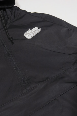 BLAZZ by IRA Water Resistant Windbreaker Anorak 24' [BLACK]