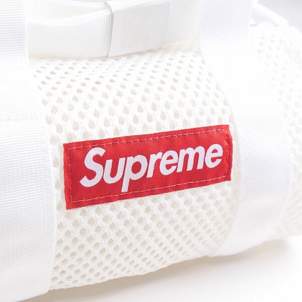 Supreme Mesh Mini Duffle Bag #A White シュプリーム メッシュ ミニ