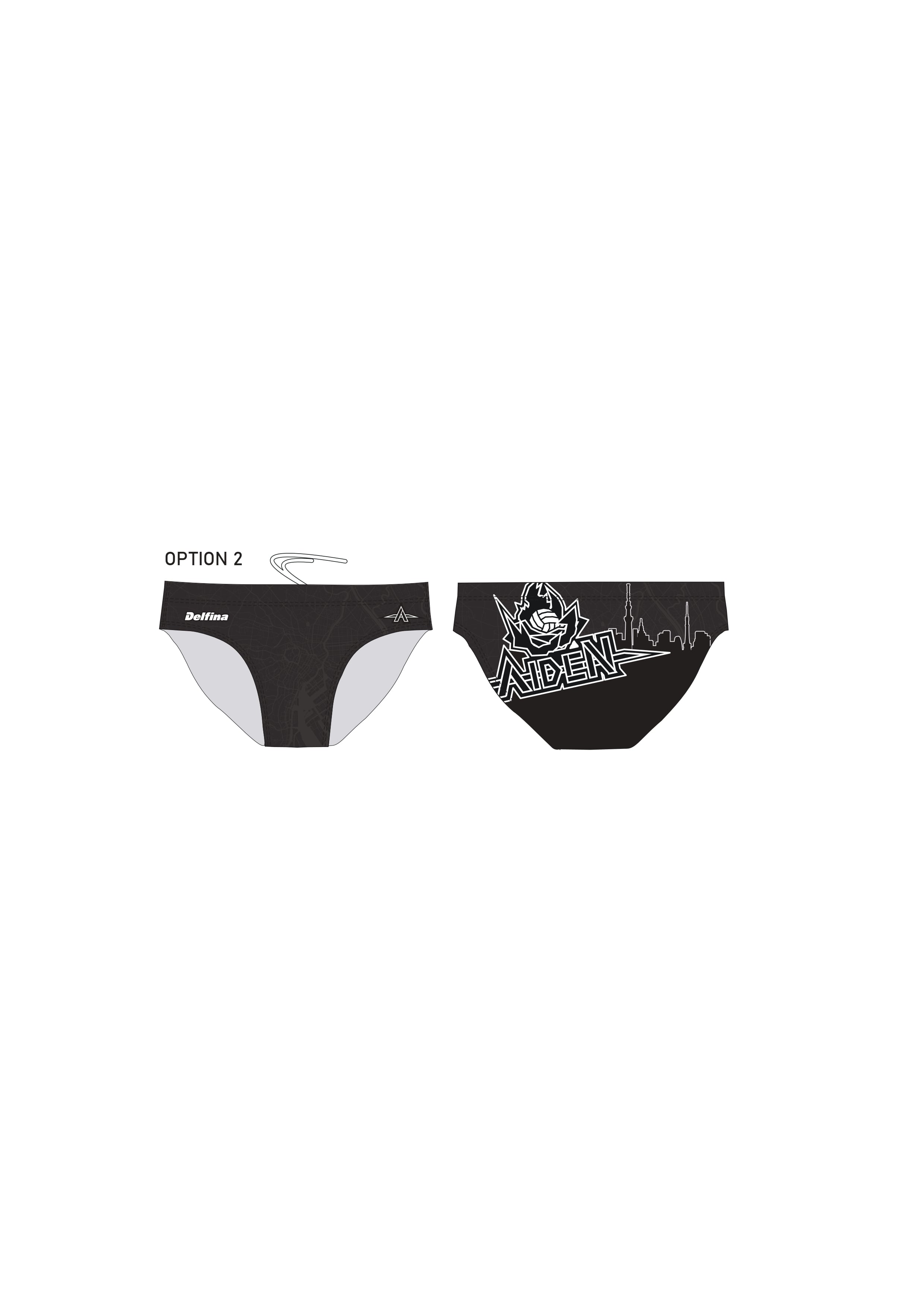 Delfina メンズ 水球水着 AIDENモデル　サイズ32(日本サイズM) Delfina - AIDEN TEAM MEN'S WP SWIMSUIT 2026 for FAN | 輸入代理店 ShueY