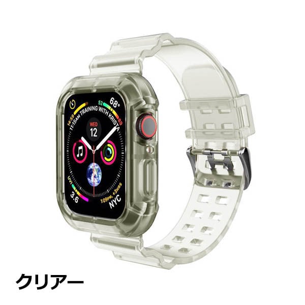 apple watch アップルウォッチ 6 SE 5 4 アクセサリー バンド 一体型
