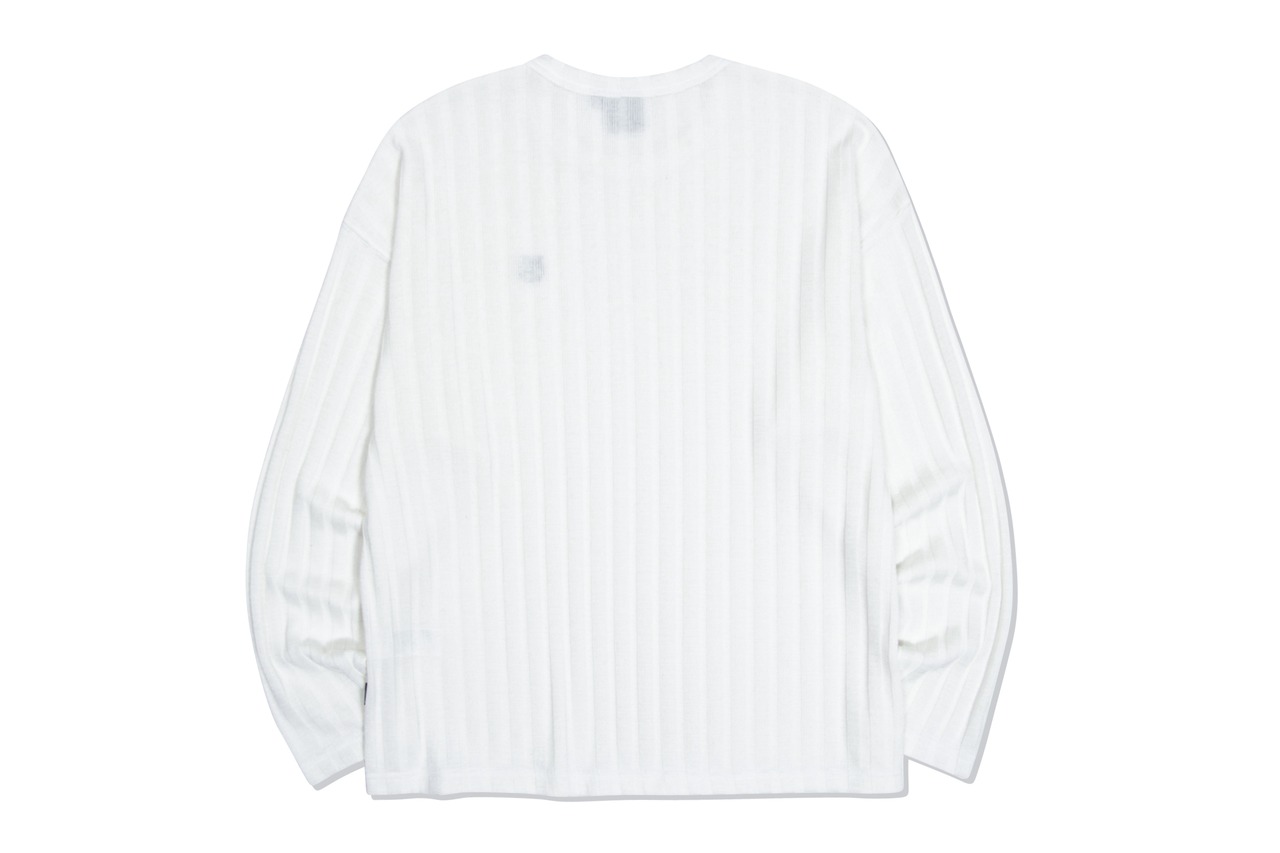 WIDE KNIT CREWNECK_WHITE