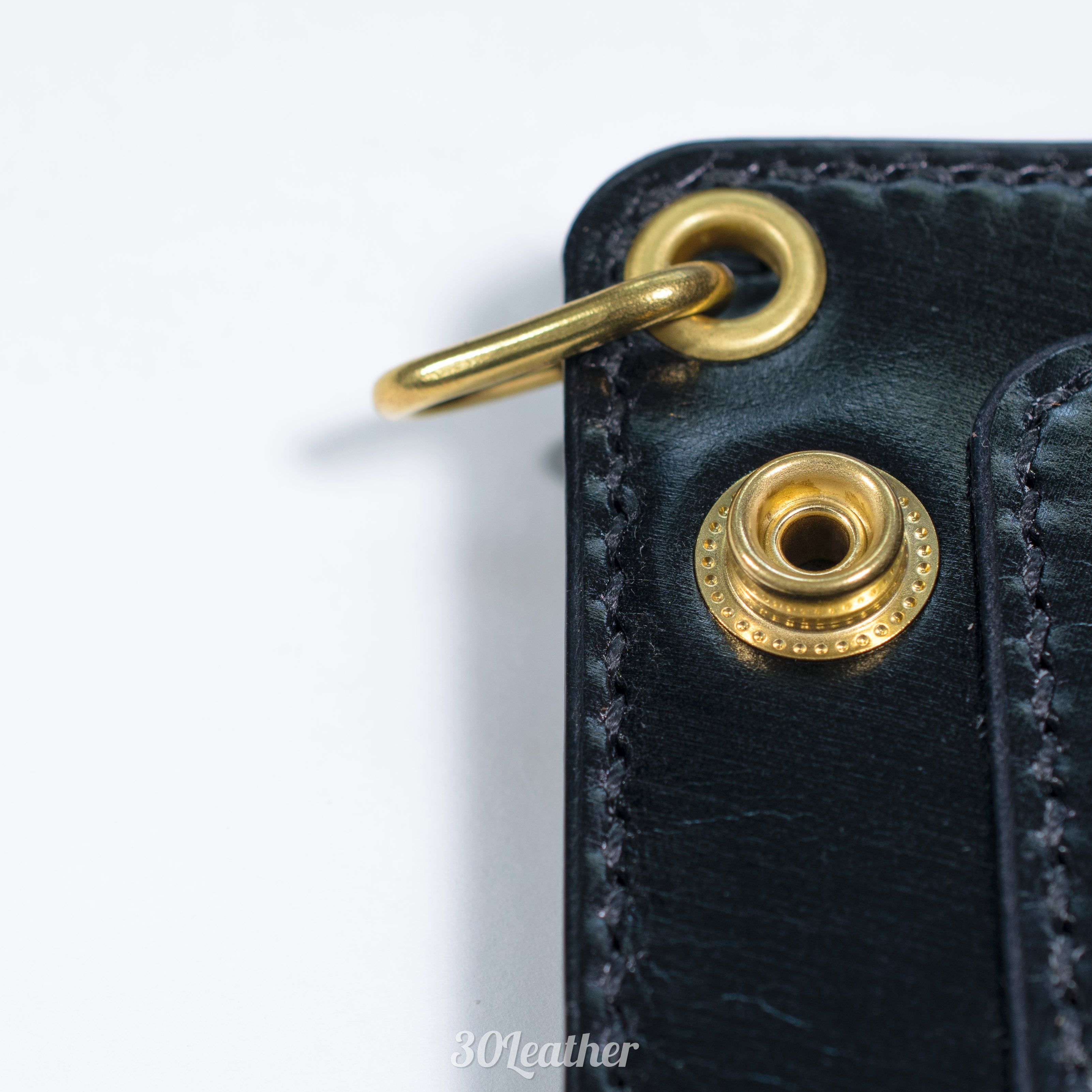 IBIZA BLK MTW-001 ミドルトラッカーウォレット | 30Leather